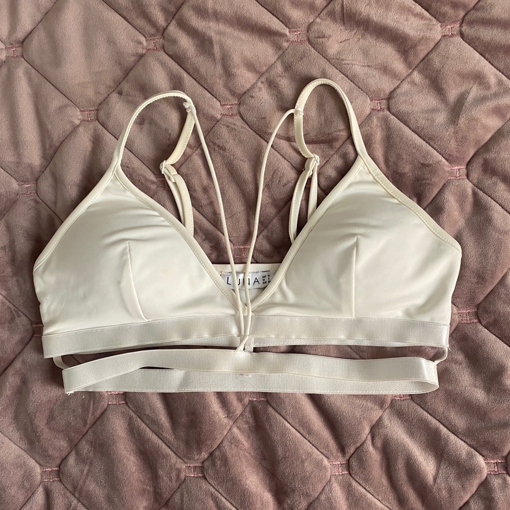 Strappy Lunalae polewear bra top sports bra